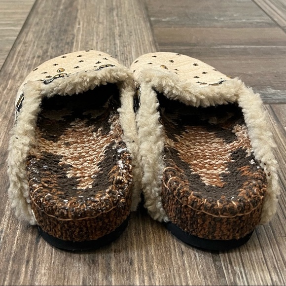 Free People Textile Damon Cozy Mules Size 7.5 - Picture 5 of 9